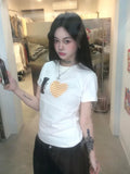 Vintage Summer Love Pattern Print T-Shirt