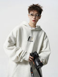 Men's Streetwear Cool Oversized Embroidered Letter Hoodie