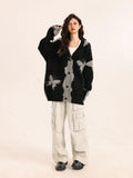 Women Cool Retro Loose Knitted Cardigan