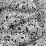 Yarn Heathered Knitwear Hoodie
