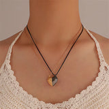 Couples Magnetic Hearts Necklace