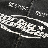 Racing Motorcycle Denim Jacket