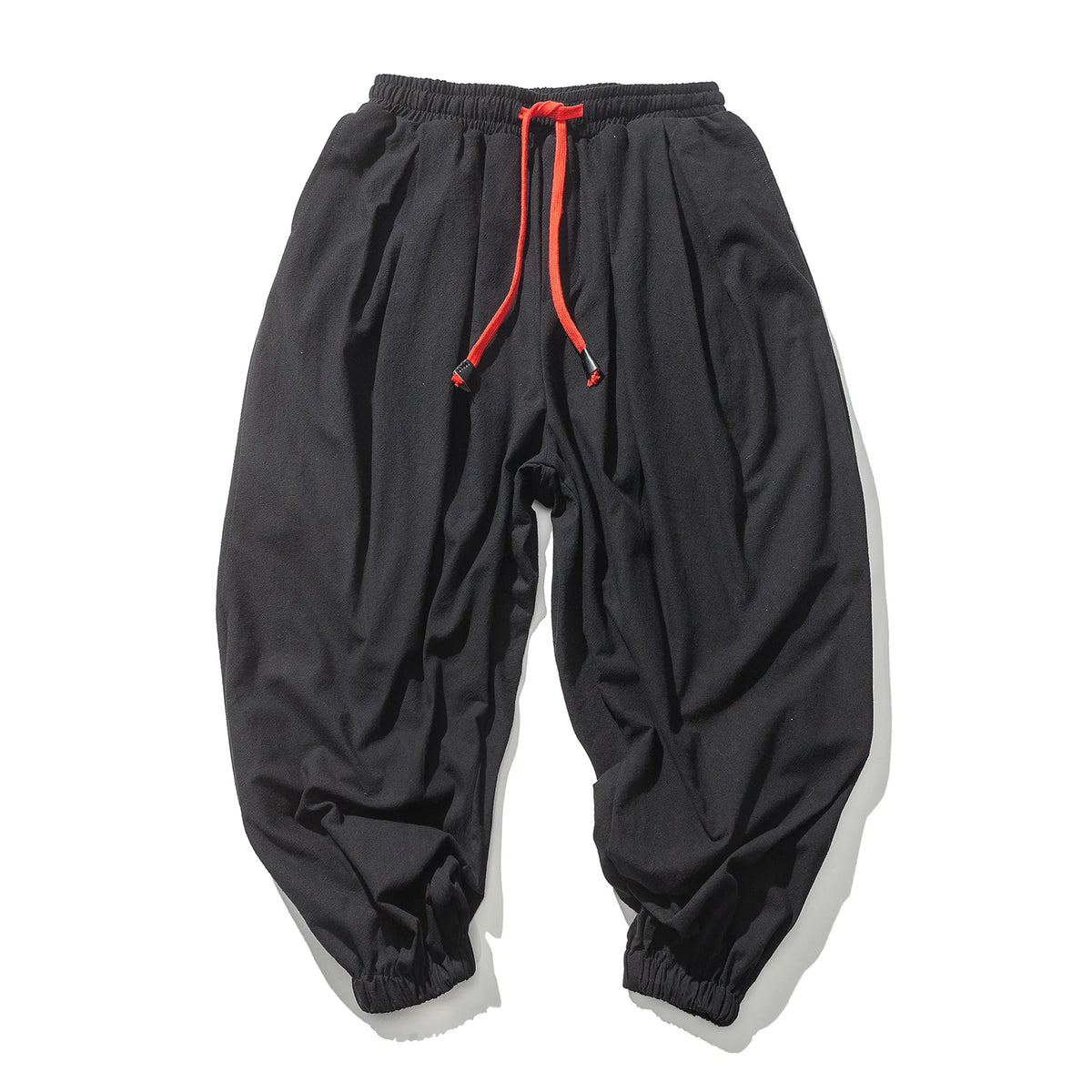 Harem Elastic-waist Loose Sweatpants