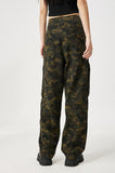 Mid-waist Camouflage Cargo Pants