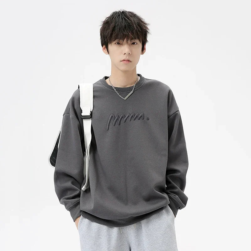 Modern Solid Color Sweatshirt