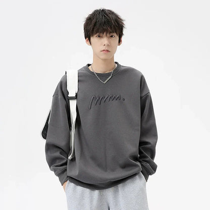 Modern Solid Color Sweatshirt