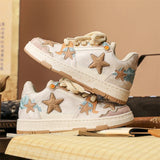 Personalized Star Design Vulcanized Platform Sneaker