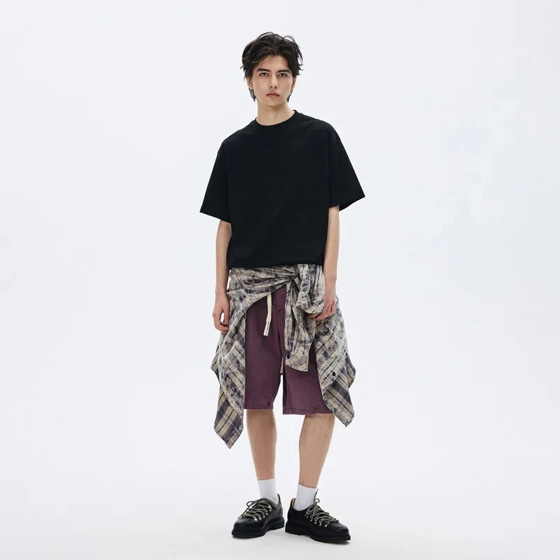 Elevated Solid Color Loose Short Sleeve T-Shirt