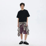 Elevated Solid Color Loose Short Sleeve T-Shirt