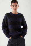 Women Ethereal Striped Winter Casual Sweater