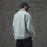 Retro Loose Korean Style Denim Bomber Jacket