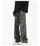 Versatile High Street Camouflage Baggy Jeans