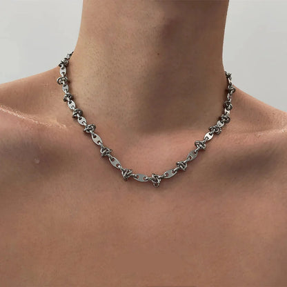 Luxury Stainless Steel Splicing Necklace