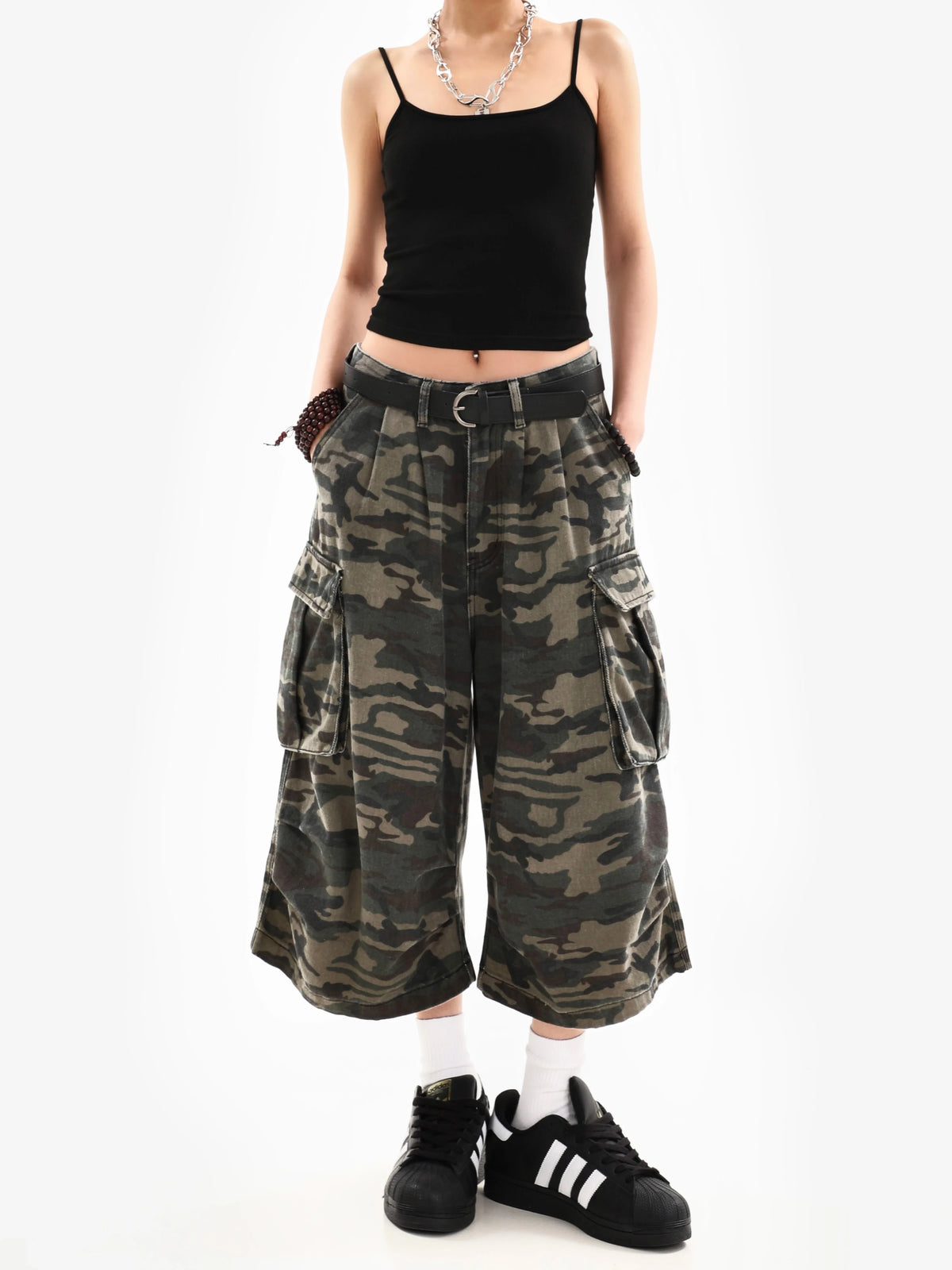 Stylish Camouflage Cargo Shorts
