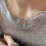 Elegant Blue Star Sterling Silver Necklace