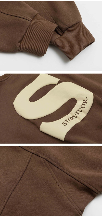 S Foaming Print Sweatshirt