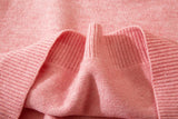 Vintage Peach Letter Embroidery Knitted Sweater