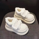 Y2K High Heel Platform Snow Fur Boot