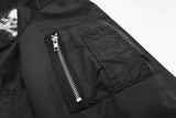Embroidered Skull Windbreaker Jackets