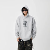 Long-lasting Robot Print Casual Hoodie