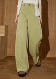 Green American High Waist Wide Leg Jeans