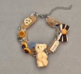 Sweet Cartoon Bear Bow Choker Necklace