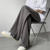 Oversized Summer Pleated Silk Pants