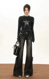 Oversized Star Korean Sweater