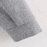 Streetwear Woolen Slim Fit Casual Jacket
