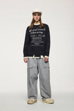 Positive Morning Text Sweater