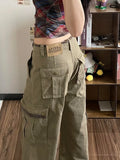 Retro American Loose Khaki Work Pants