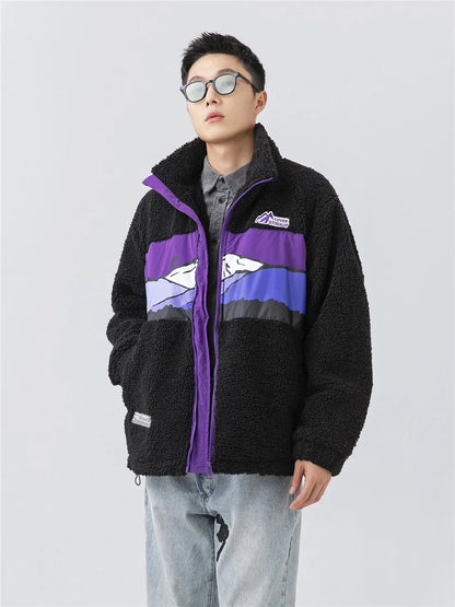 Warm Plush Winter Fleece Parkas Jacket