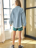 Retro Beaded Denim Jacket