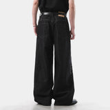 Embroidered Casual American Style Retro Jeans