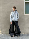Effortless Plaid Retro Splicing Hooded Sweatshirt
