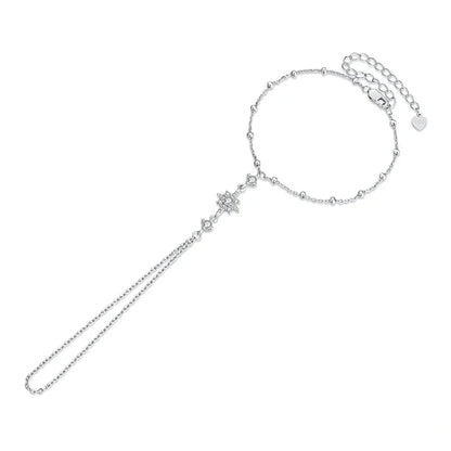 Dainty Sterling Silver Star Hand Chains