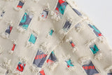 Color Patches Denim Jacket