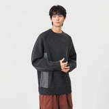 Stylish Crew Neck Knitted Jumper Sweater