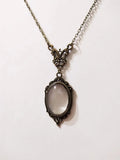 Gothic Vintage Magnifying Glass Pendant Necklace