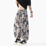 Comfortable Chinese Style Printed Harem Pants