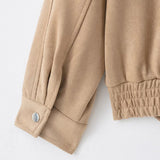 Vintage Lightweight High Neck Zipper Wool Jacket