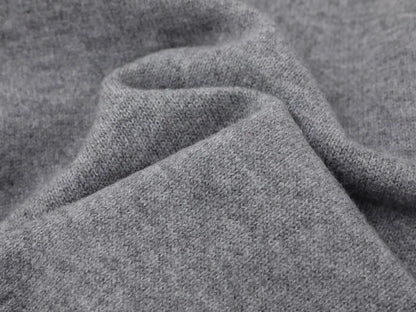 Breathable V-Neck Cable Knit Sweater