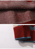 Heart Plaid Vintage Sweater