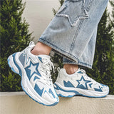 Vintage Stars Platform Sneakers