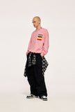 Oversized Rainbow Pocket Sweatshirts