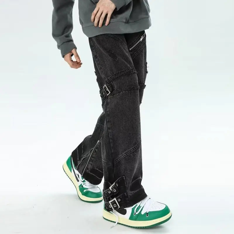 Work & Play Baggy Stacked Punk Jeans