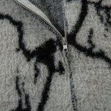 Cozy Lightning Mohair Knitted Sweater