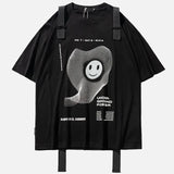 Y2K Oversized Graphic Printed Ribbon T-Shirt