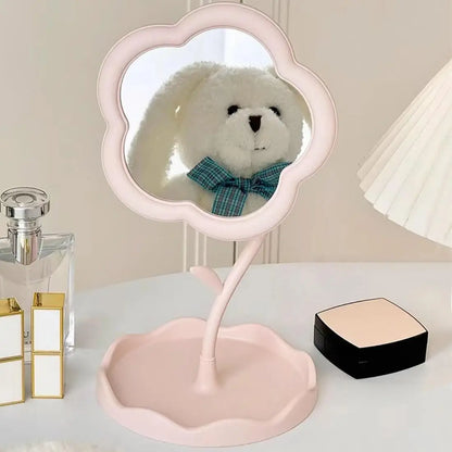 Flower-Shaped Vintage Mirror