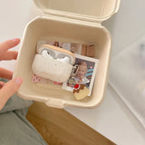 Whimsical Pudding-Themed Earbuds Case